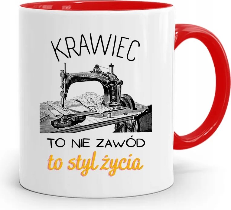 A Piros Varrónő Bögre Egy Életstílus, fényképes nyomtatással