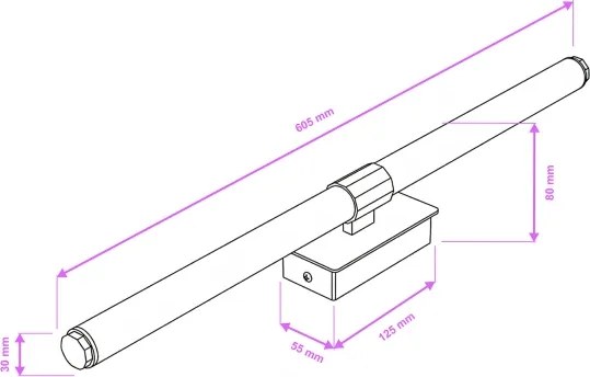 BRILAGI - LED fürdőszobai tükörvilágítás DIANA LED/10W/230V IP44 arany