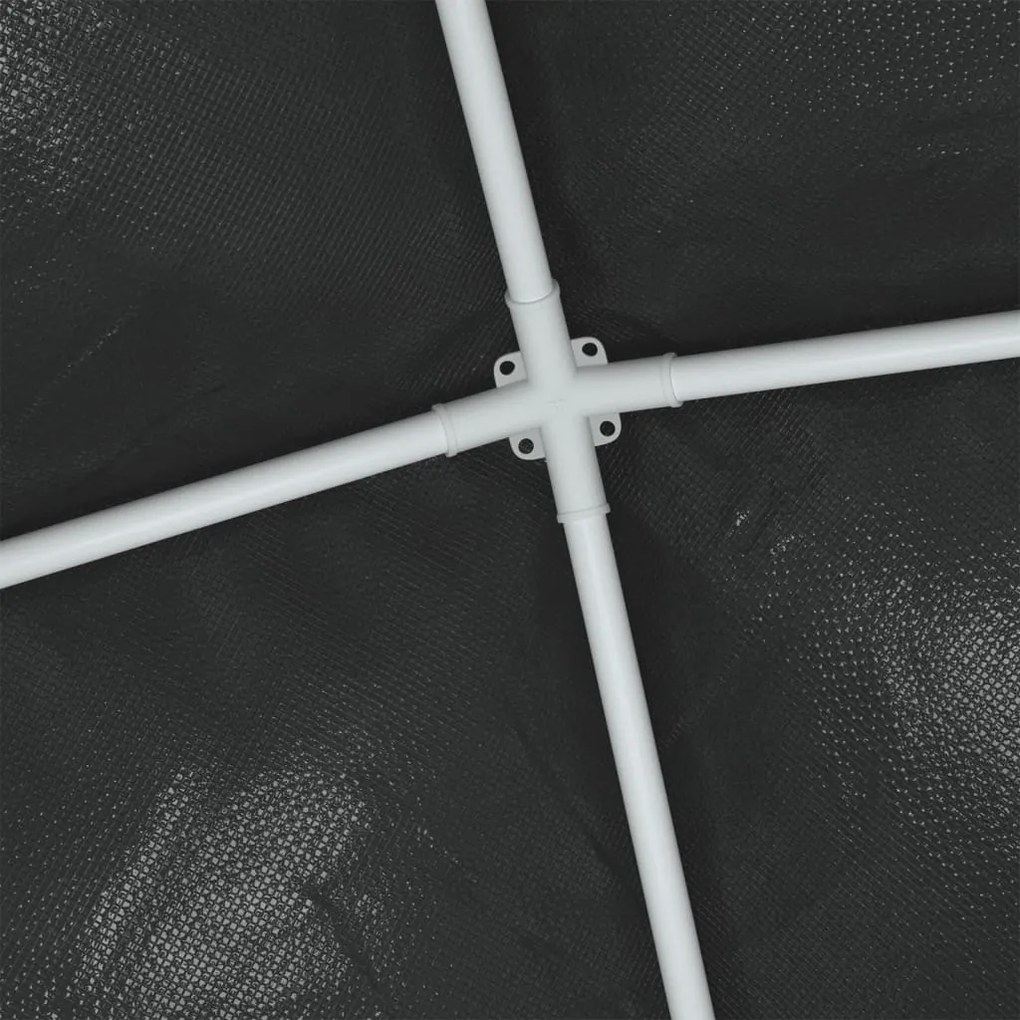 antracitszürke rendezvénysátor 2,5 x 2,5 m 90 g/m²