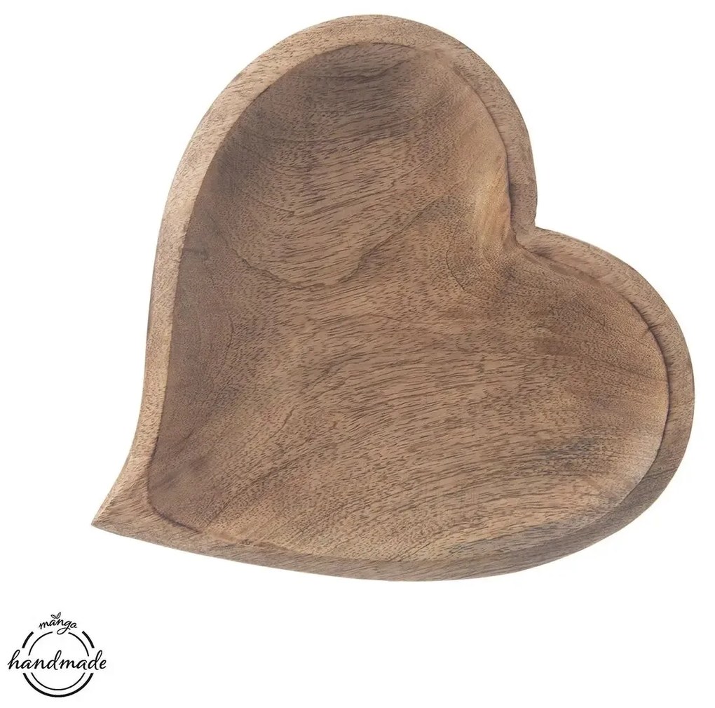 Orion Mango Heart fa tálca 25 x 25 cm, L