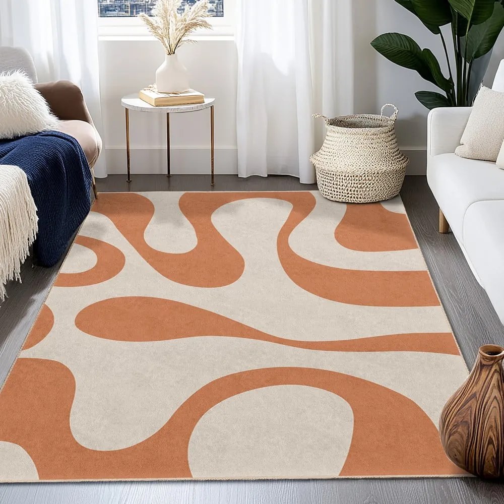 Narancssárga mosható szőnyeg 120x180 cm Caramel Latte – Mila Home