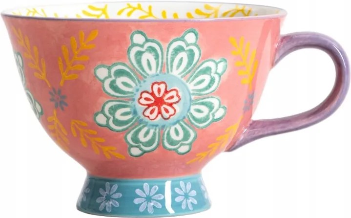 Shilla kézzel festett bögre lila füllel 0,4 l Homla