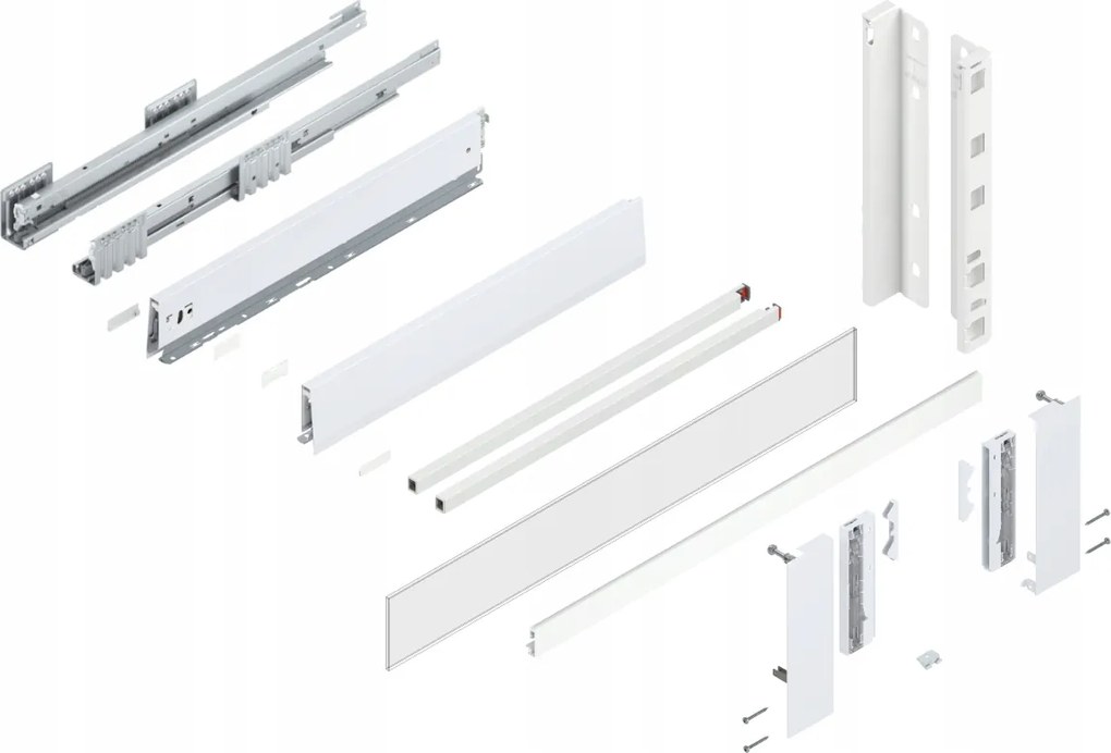 Blum Fiók Merivobox 600 Magas E belső fehér 70kg