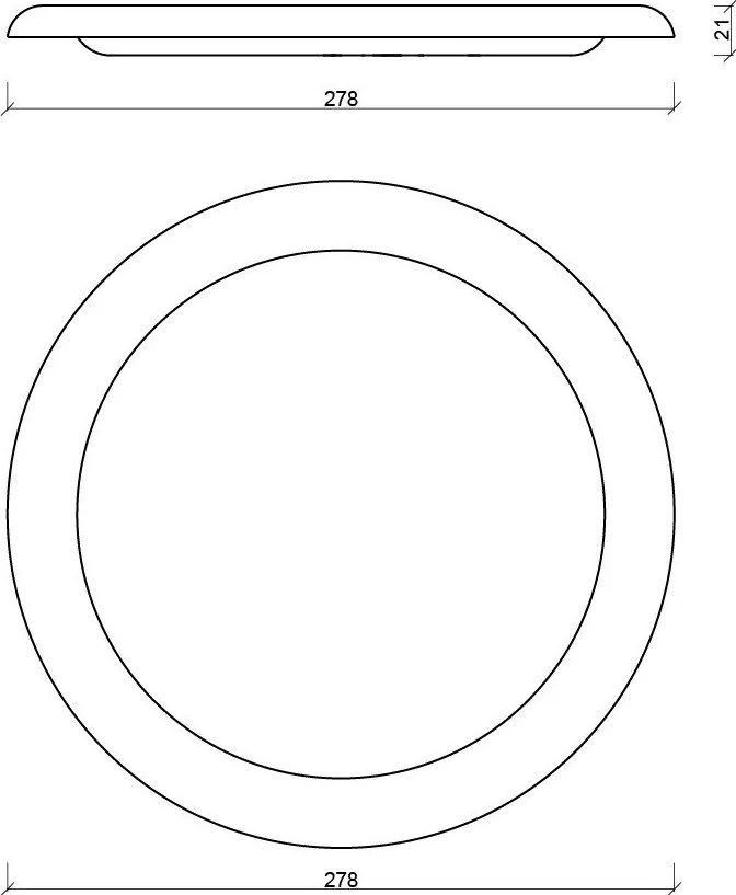 Ezüstszínű rozsdamentes acél tányér készlet 2 db-os ø 28 cm Roto – noo.ma