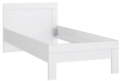 SNOWIE fehér egyszemélyes ágy 90x200 cm