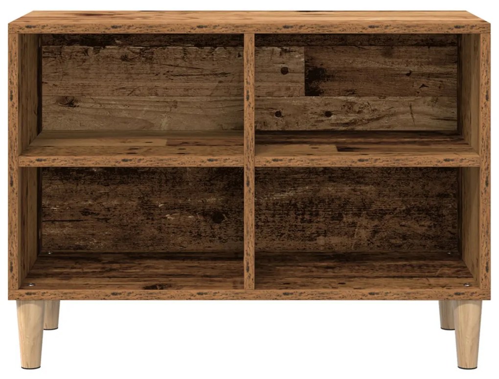TV szekrény fa lábbal régi fa 69.5x30x50 cm