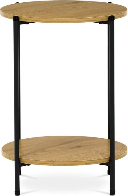 Dohányzóasztal/Tálaló asztal Tölgy színben MDF-ből.