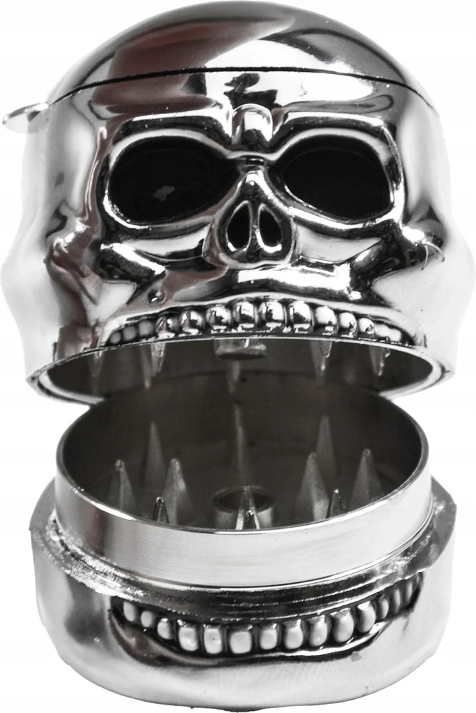 Daráló Grinder Krusher Cbd Thc Marihuána Koponya Skull Tároló