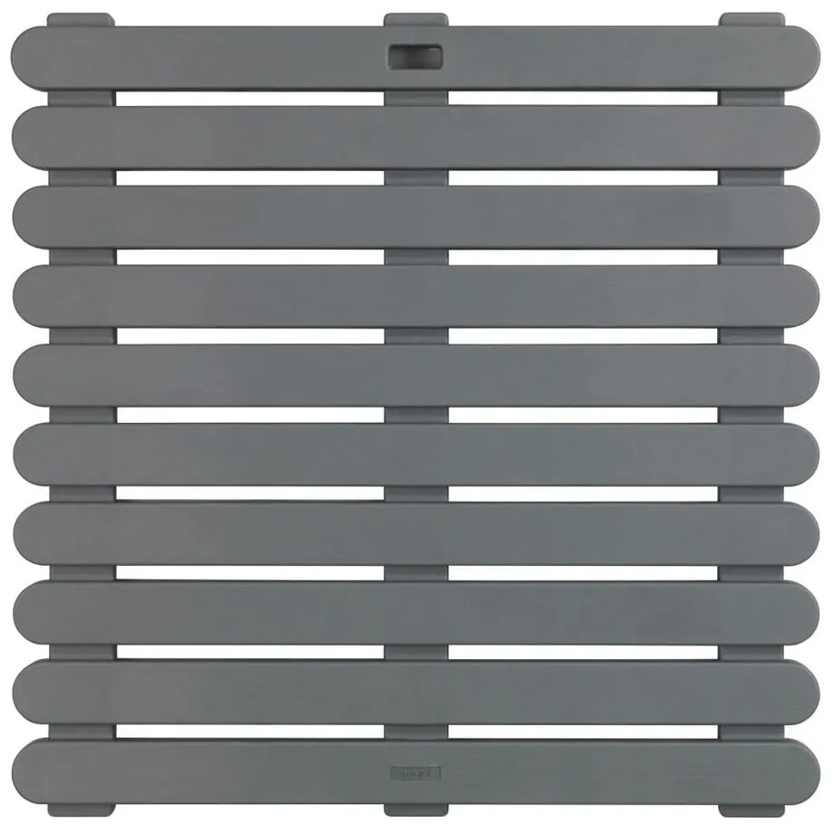 Sötétszürke kültérre is alkalmas kilépő, 55 x 55 cm - Wenko