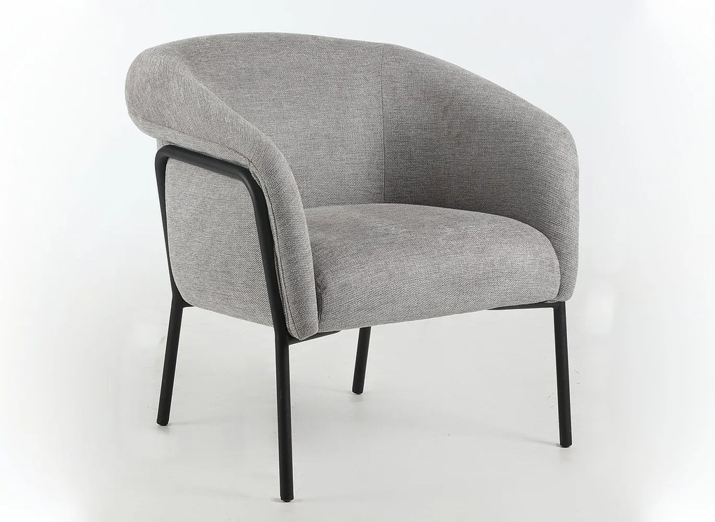 CLOVER szürke relaxációs fotel