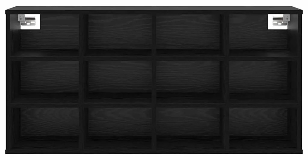Cipősszekrény polcokkal Musta tammi 103 x 30 x 51 cm Faanyag