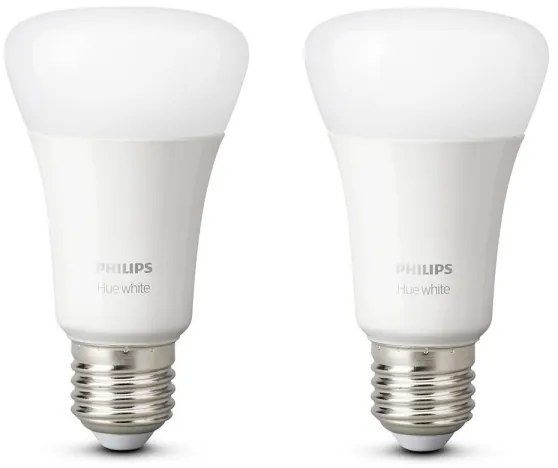 KÉSZLET 2x LED Dimmelhető izzó Philips Hue WHITE E27/9W/230V 2700K