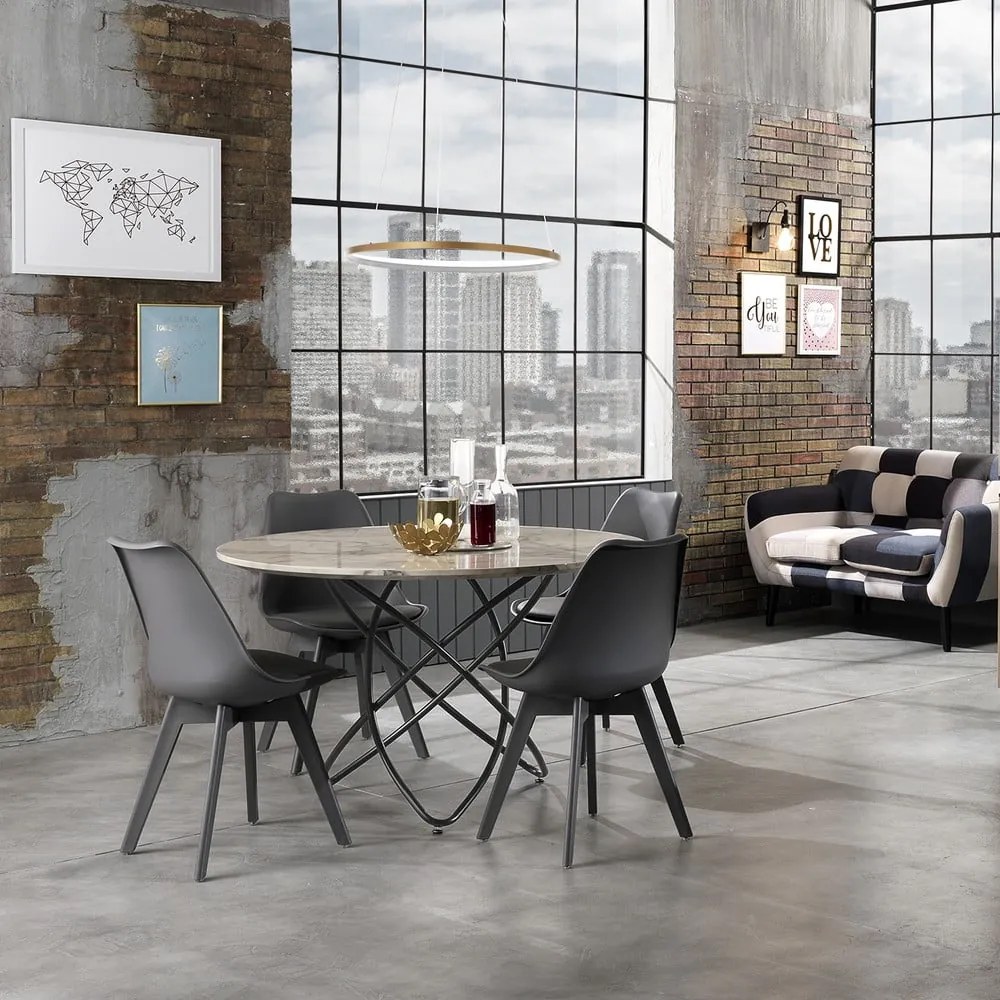 Ring aranyszínű függőlámpa, magasság 92 cm - Tomasucci