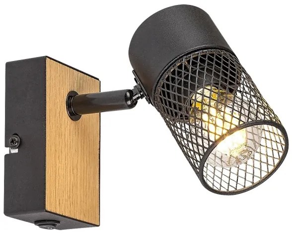 Rabalux 71151 - Fali spotlámpa METTA 1xE14/40W/230V tölgy