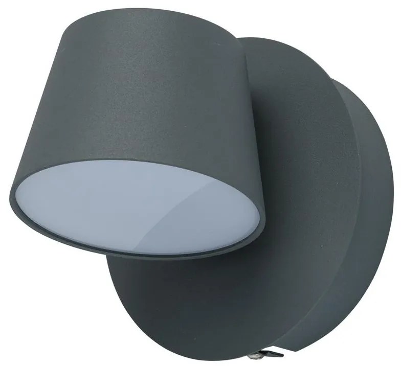 DeMarkt De Markt - LED Fali lámpa TECHNO LED/5W/230V szürke MW0242