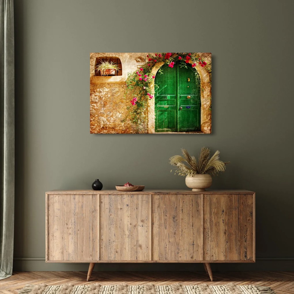 Egy régi ajtó képe (90x60 cm)