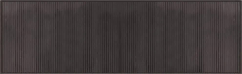 vidaXL négyszögletű sötétbarna bambusz szőnyeg 60 x 200 cm