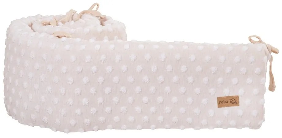 Bézs pamutkeverék rácsvédő 170 cm Frosty Almond – Roba