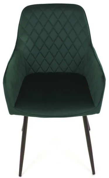Zöld Bársony Étkezőszék. DCH-215 GRN4