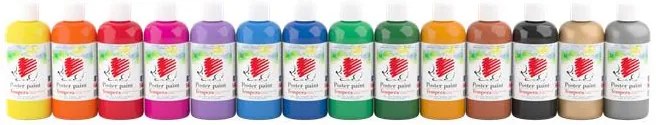 Tempera, 500 ml, ICO Süni, fekete (TICSUTFE)