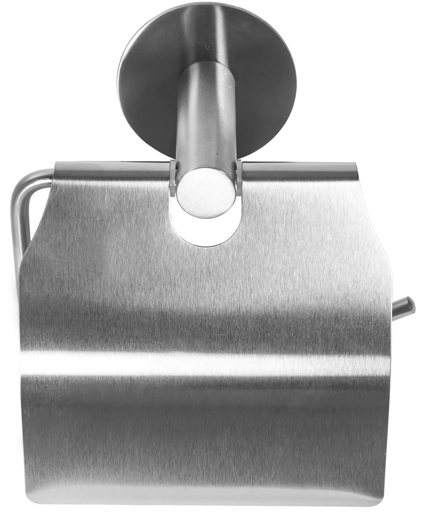 Falra szerelhető wc papír tartó Nickel Brush INOX 322219