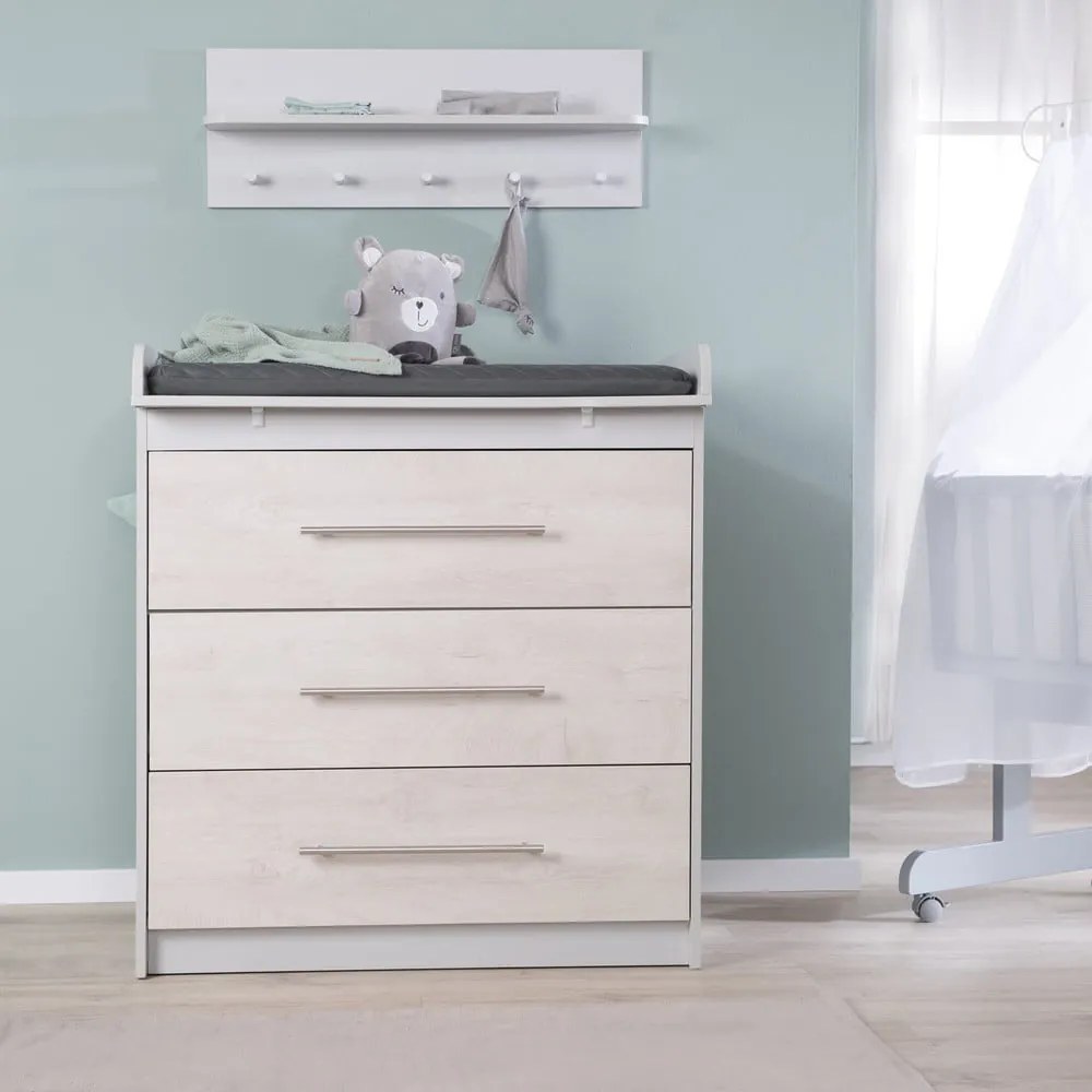 Pelenkázó alátét 75x85 cm Graphite gesteppt – Roba