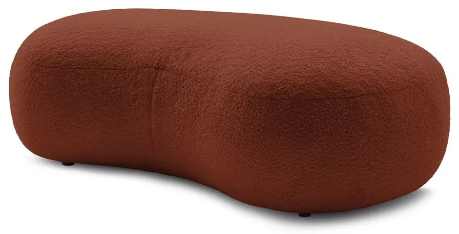 Téglavörös buklé szövet lábtartó Saint-Germain – Bobochic Paris