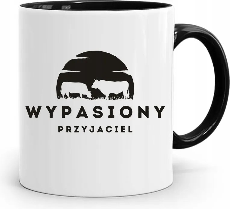 Fekete Bögre Barátnak Menő Barát fényképes nyomtatással