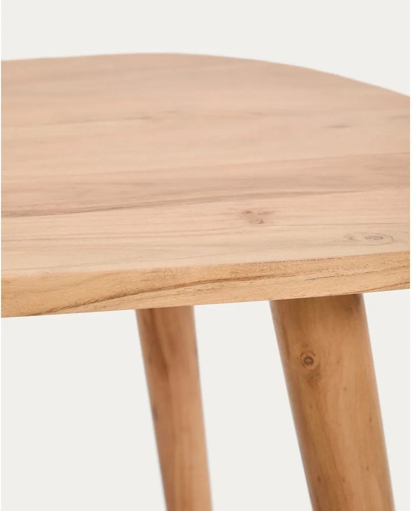 Natúr színű akácfa dohányzóasztal 60x110,5 cm Duvani – Kave Home