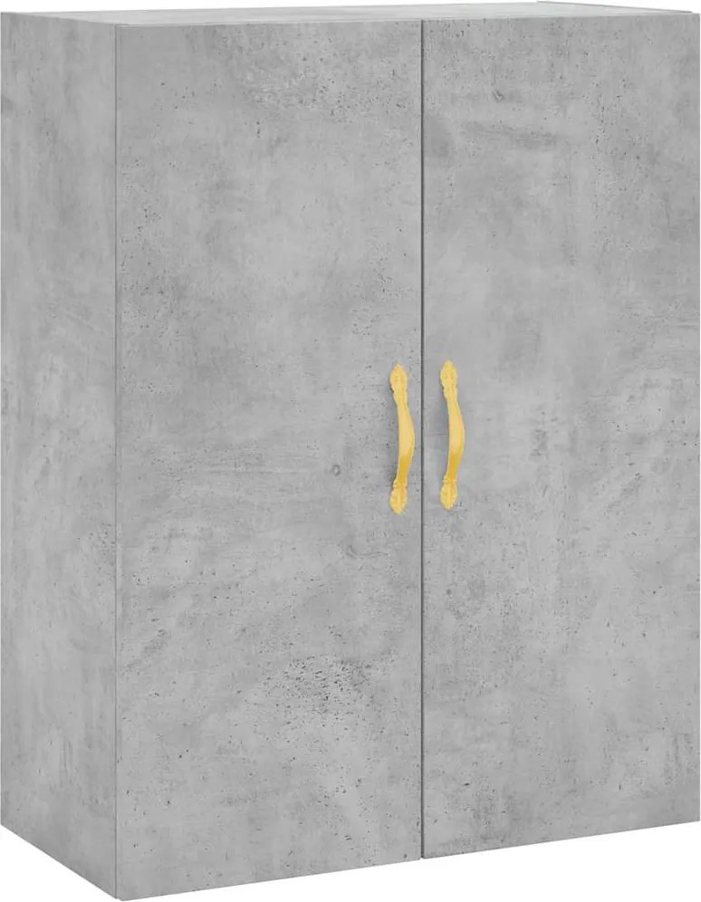 vidaXL betonszürke fali szekrény 69,5x34x90 cm