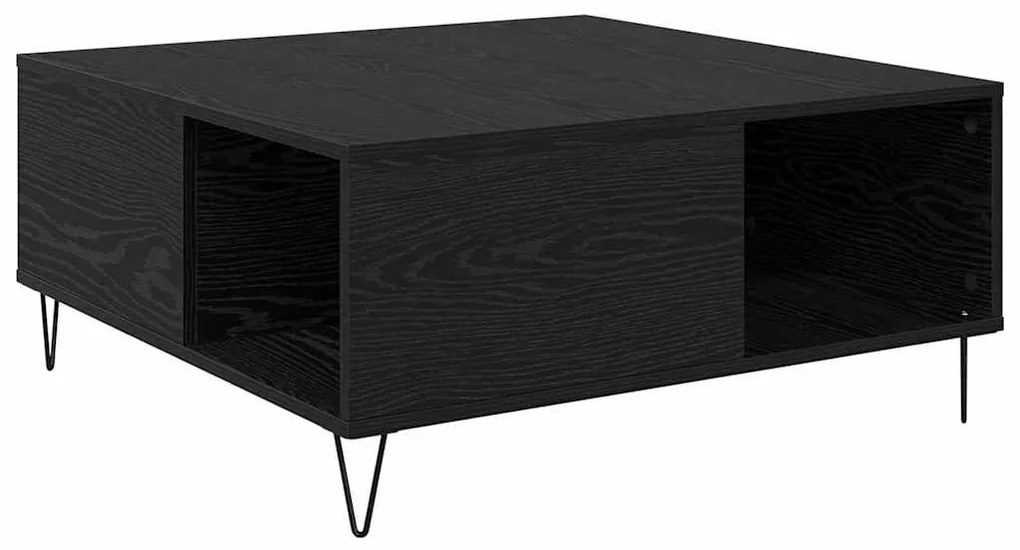 Dohányzóasztal Musta tammi 80 x 80 x 36.5 cm Faanyag