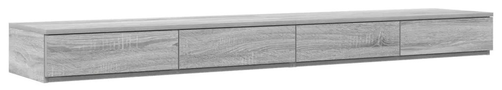 Ágyfiókok fiókkal Szürke sonoma 200 x 36.5 x 16.5 cm Faanyag