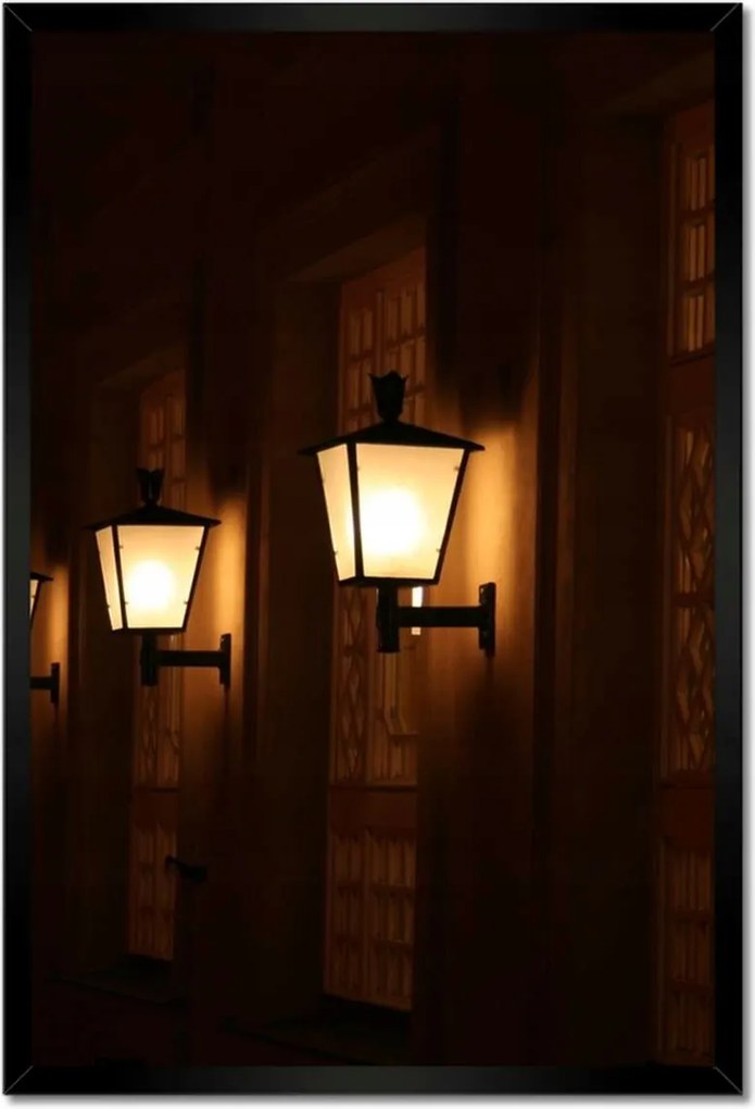 Poszterek keretben 40x60 Utcai lámpák