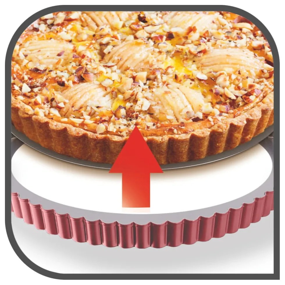 Kivehető aljú tortaforma Delibake - Tefal