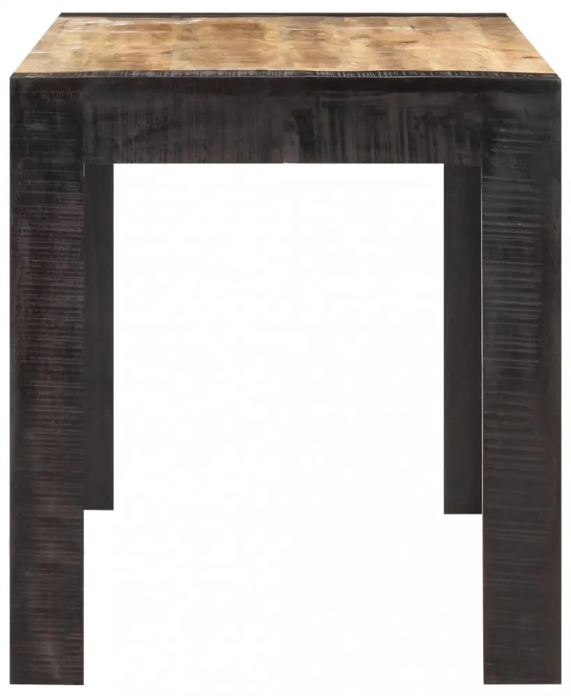 vidaXL tömör nyers mangófa étkezőasztal 140 x 70 x 76 cm