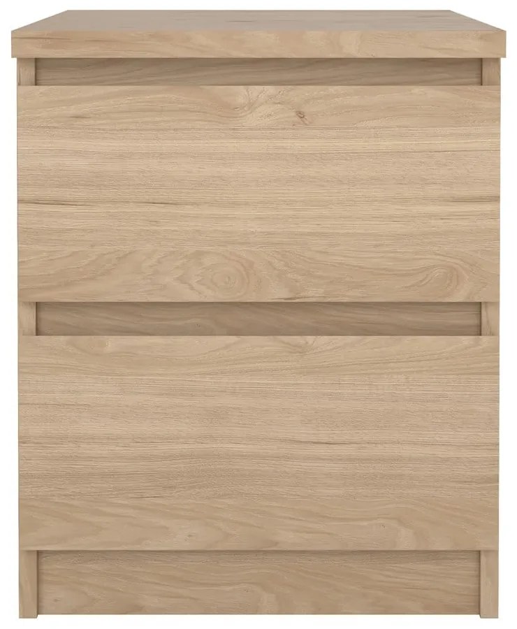 Természetes színű éjjeliszekrény tölgyfa dekorral Naia - Tvilum
