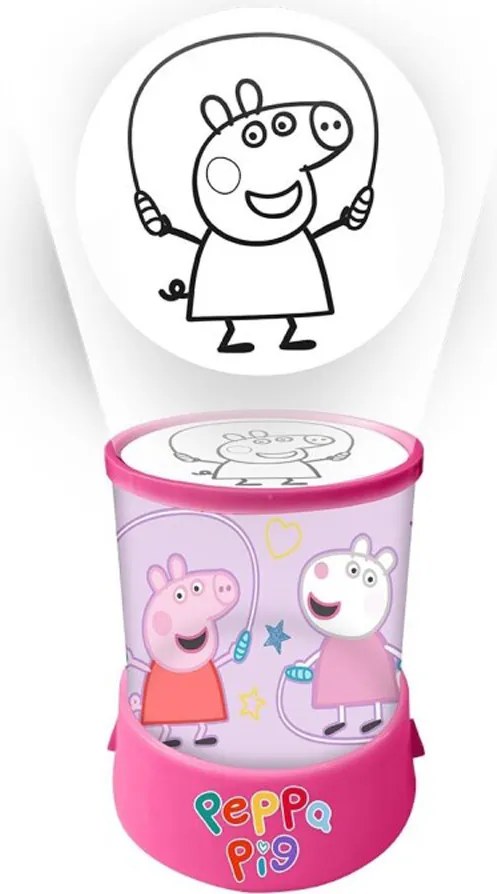 Peppa malac Jump Rope 2 az 1-ben kivetítő, lámpa, éjszakai fény