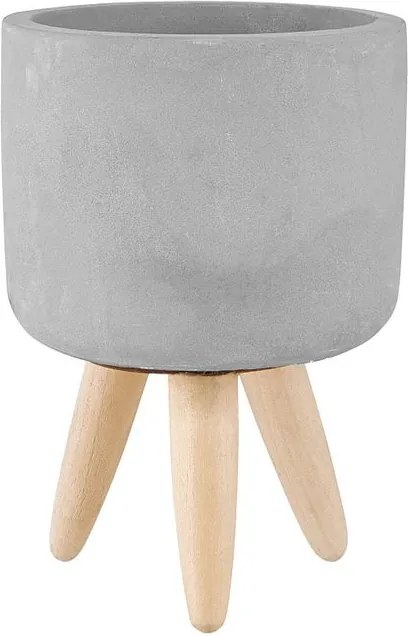 CONCRETE mini kaspó, lábakkal Ø10cm
