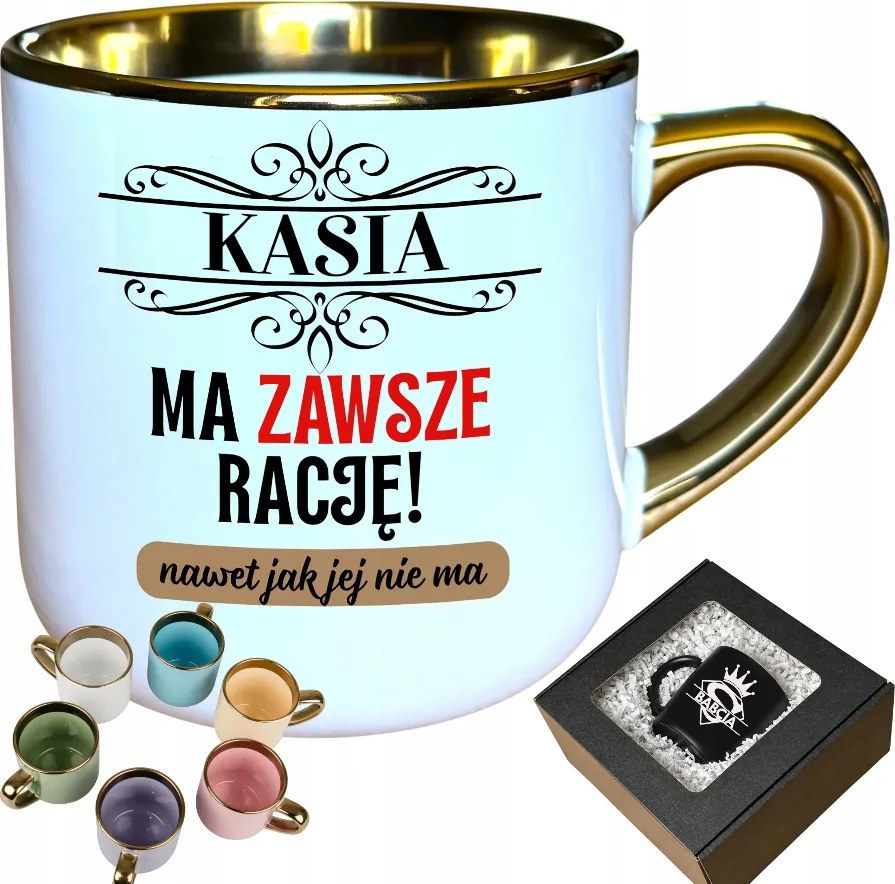 Névre szóló bögre Kasinak ajándék születésnapra névnapra a munkahelyre Katalin