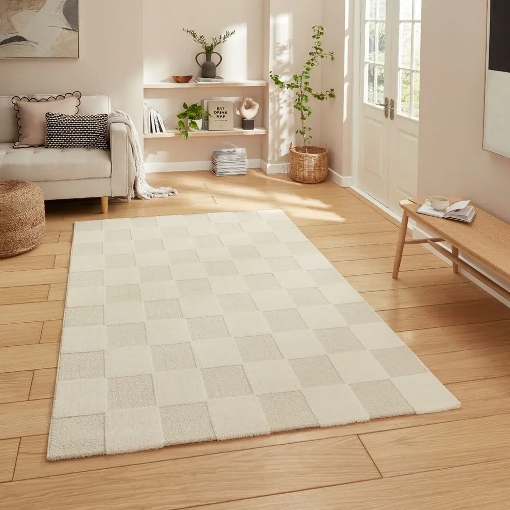 Krémszínű szőnyeg 120x170 cm Elio Cream – Think Rugs