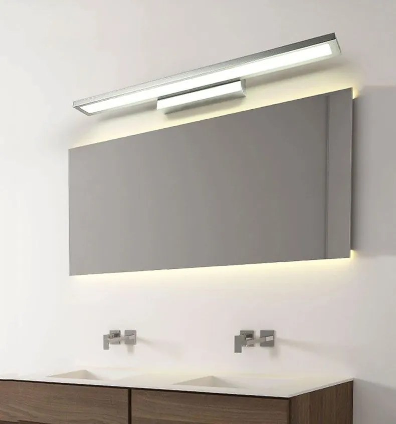 Fali LED LÁMPA APP840-1W TÜKÖR fölött 60CM FLAT Chrom