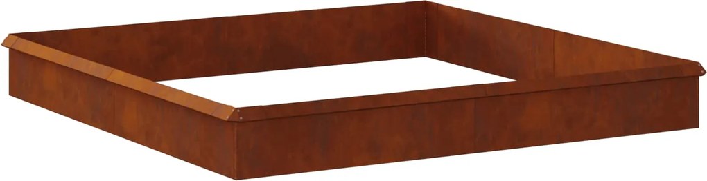 vidaXL Csiga kerítések 12 pcs Rozsdás Időjárásálló acél
