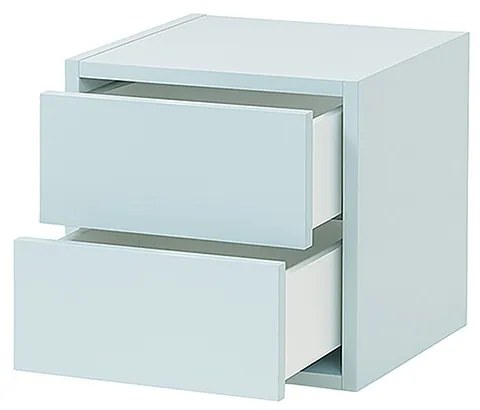 Boxie 2 fiókos fali szekrény 40x40x37 cm kék