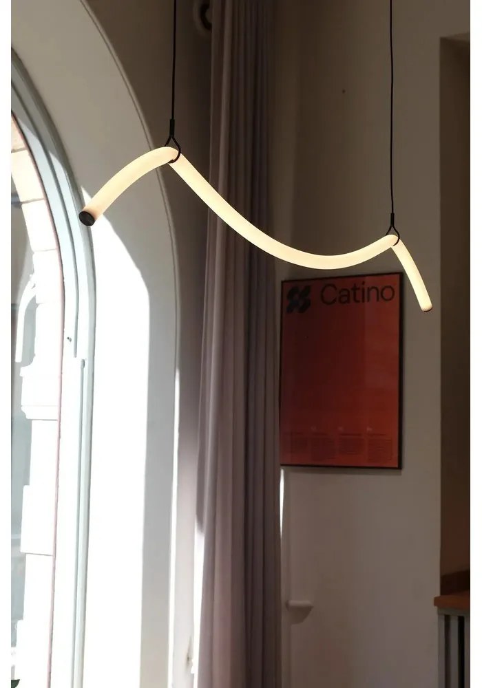 Fekete-fehér LED függőlámpa Melt – Markslöjd