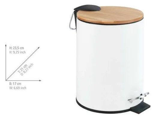 Fehér kerámia fürdőszobai kiegészítő szett Bamboo – Wenko