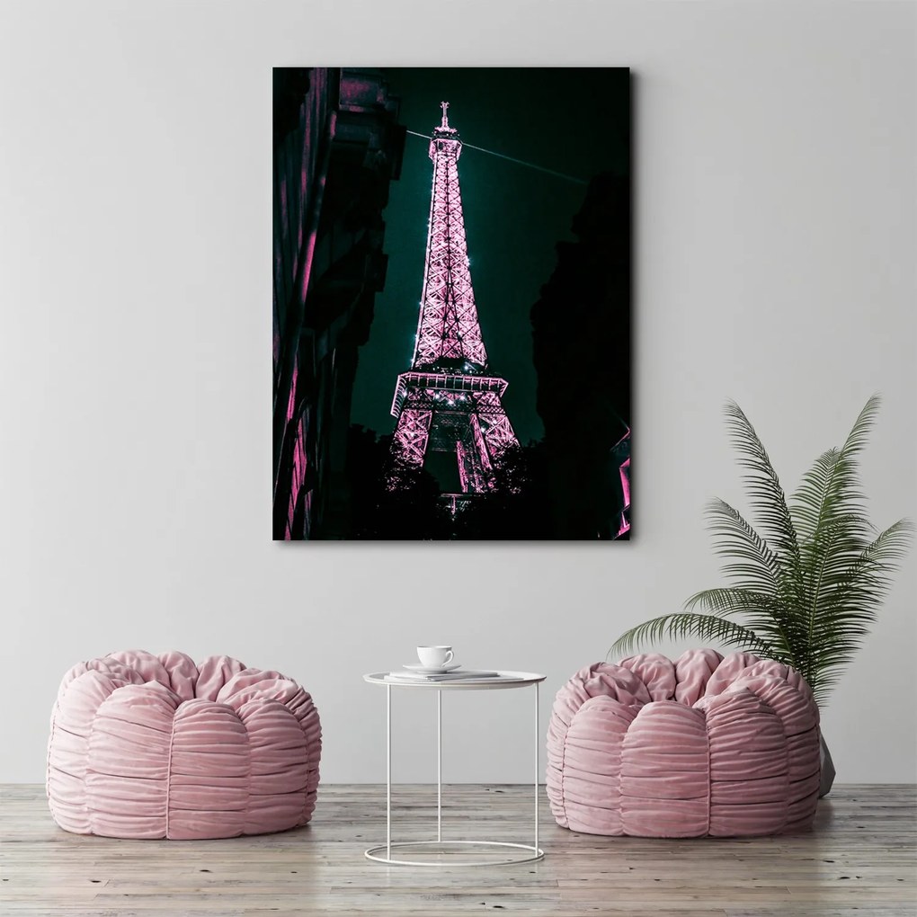 Gario Vászonkép Eiffel-torony - Gab Fernando Méret: 40 x 60 cm