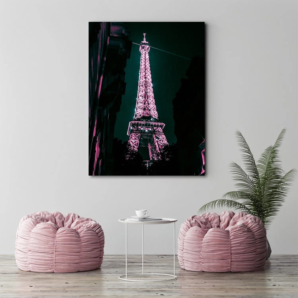 Gario Vászonkép Eiffel-torony - Gab Fernando Méret: 70 x 100 cm