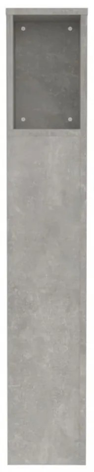 betonszürke áthidaló szekrény 100 x 18,5 x 104,5 cm