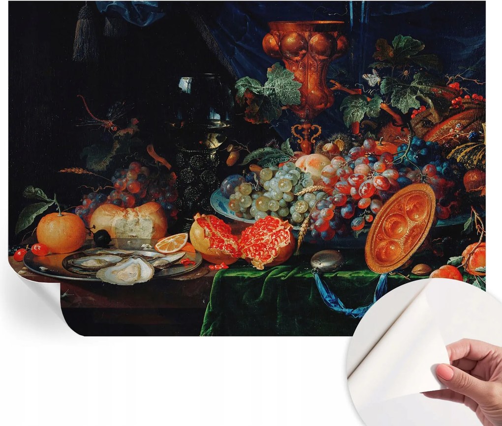 Dekoratív Öntapadós Tapéta Divatos Minták Gyümölcsös bőség 208x146 cm