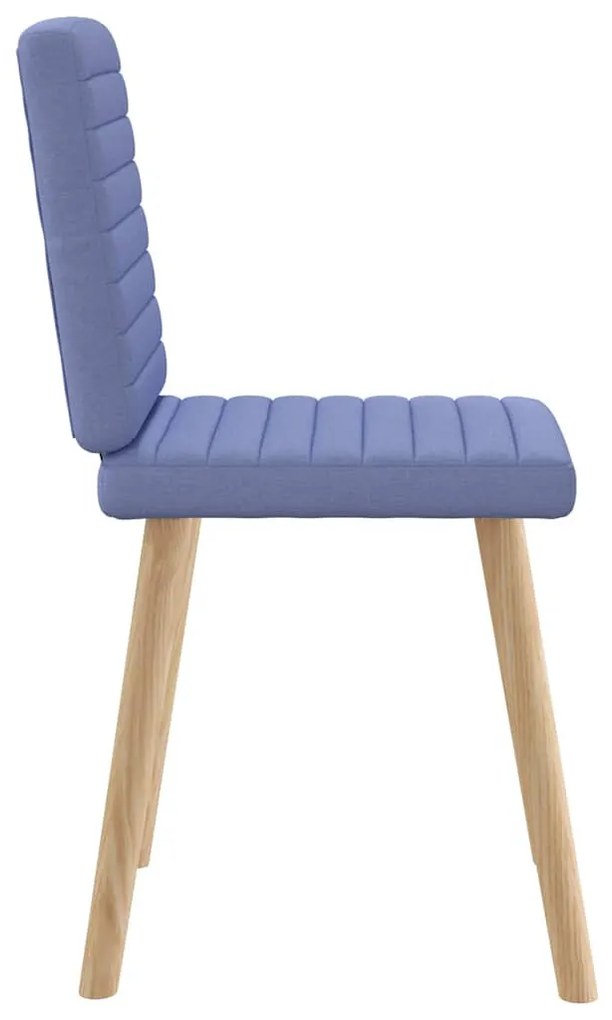 Étkezőszékek 6 db Jeans kék szövet